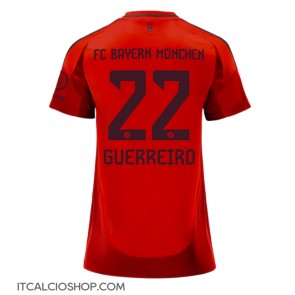 Bayern Munich Raphael Guerreiro #22 Prima Maglia Femmina 2024-25 Manica Corta